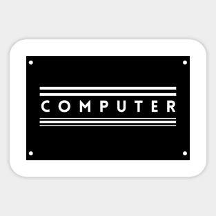 Computer Geek Sticker